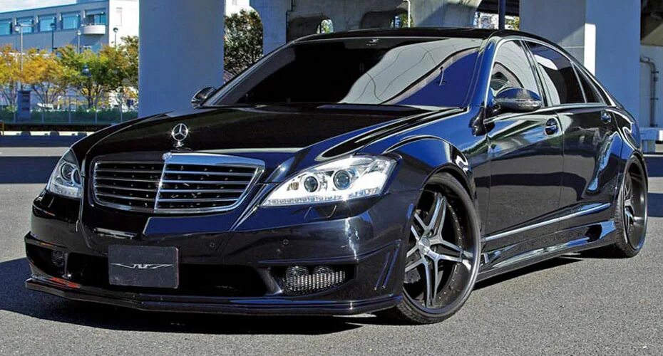W мерседес тюнинг Тюнинг VITT Squalo Mercedes S-class