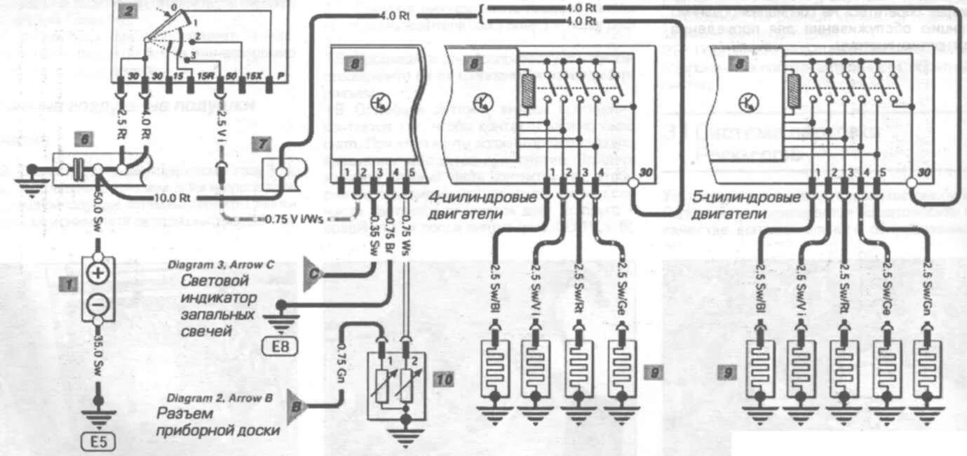W202 схема проводки MERCEDES W202 Wiring Diagrams - Car Electrical Wiring Diagram