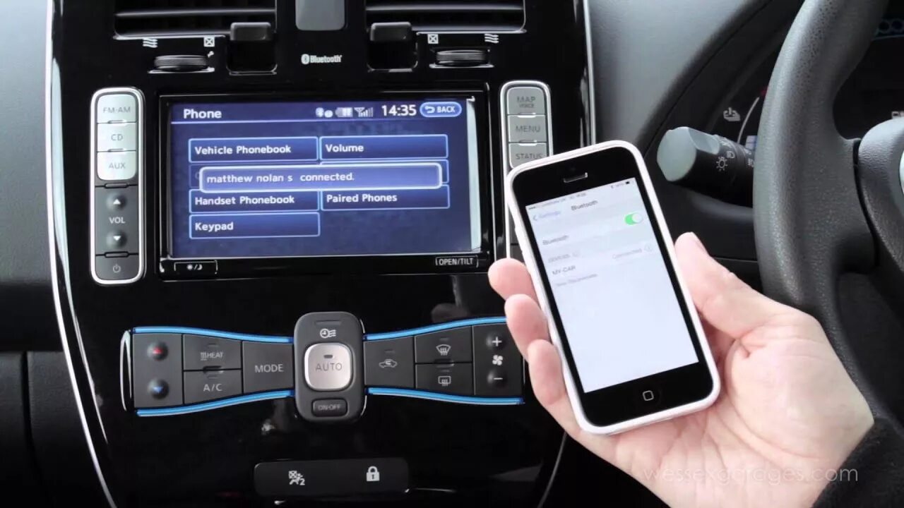 W204 как подключить блютуз How to Pair Your Bluetooth Device - Nissan Connect Bluetooth Pairing 2015 Wessex