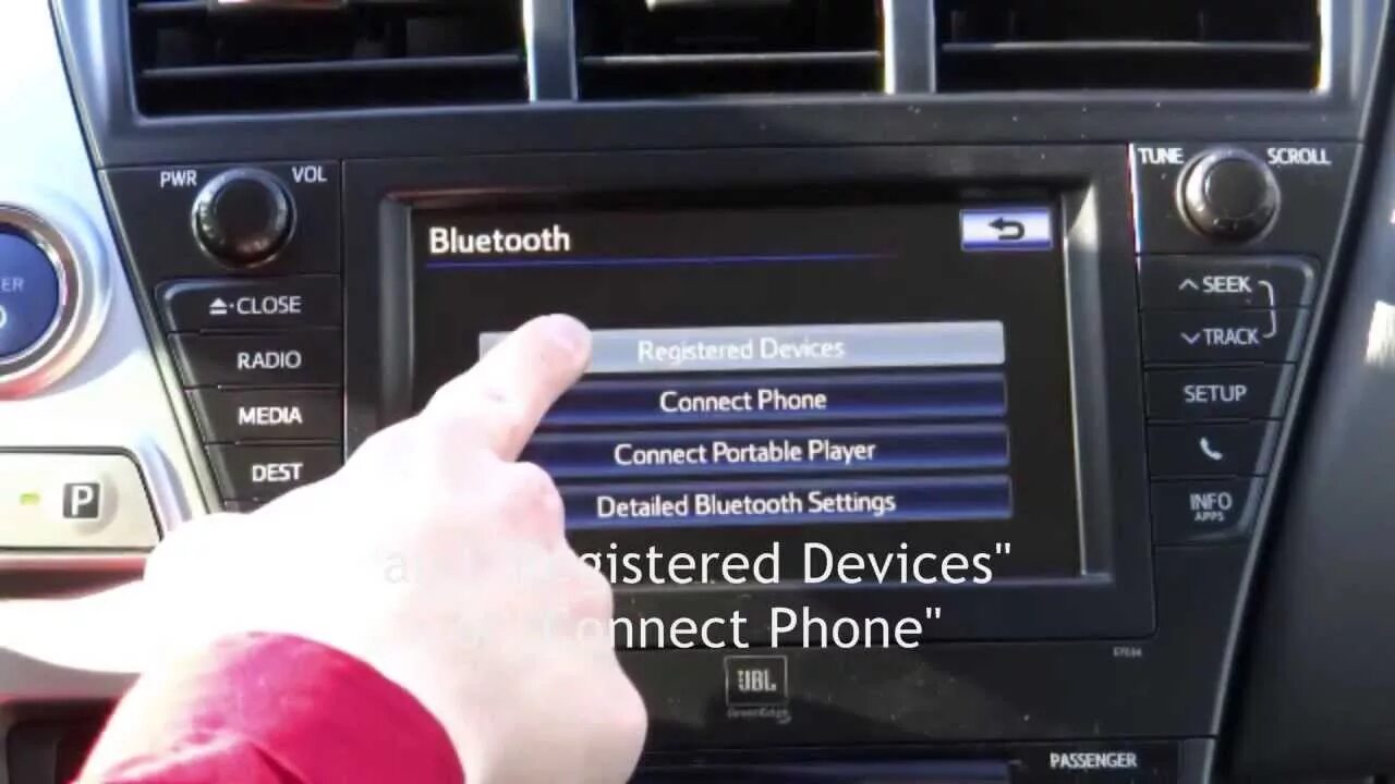 W204 как подключить блютуз How to Pair Bluetooth: Toyota Premium HDD Nav with Entune - YouTube