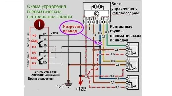 W210 подключение сигнализации Как подключить к центральному замку сигнализацию: схема подключения автосигнализ