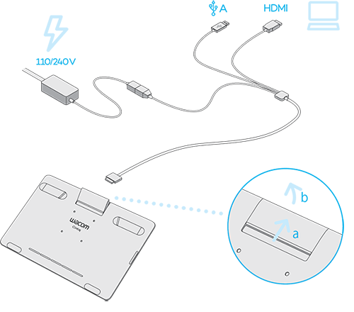 Wacom подключение к компьютеру How do I connect my Cintiq 16 (DTK-1660) to my computer? - Wacom