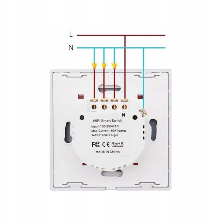 Wall switch выключатель как подключить Tuya выключатель фото - DelaDom.ru