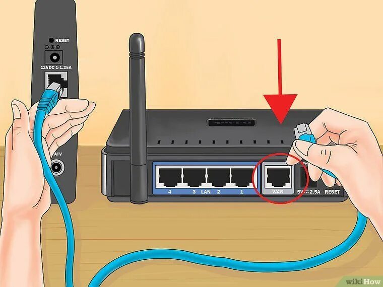 Wan порт роутера как подключить Comment configurer un routeur sans fil (avec images) Hotspot wifi, Electrical ci