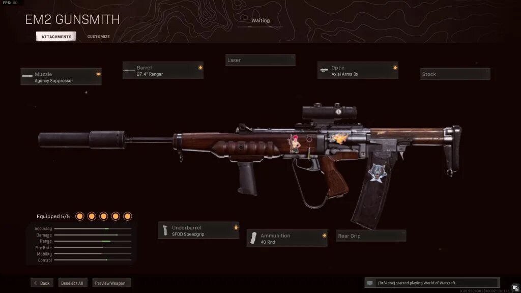 Warzone 2 подключение The best EM2 loadout for Warzone PC Gamer