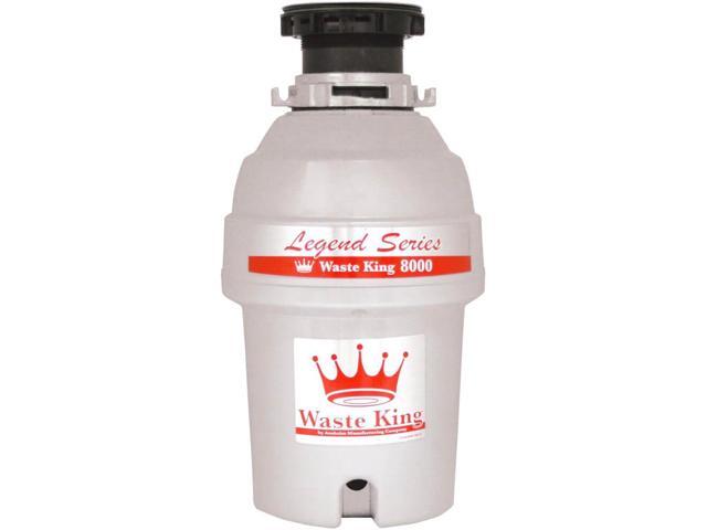 Waste king m 2000 3 подключение Waste King L-8000 Legend Series 1.0-Horsepower Continuous-Feed Garbage Disposal 