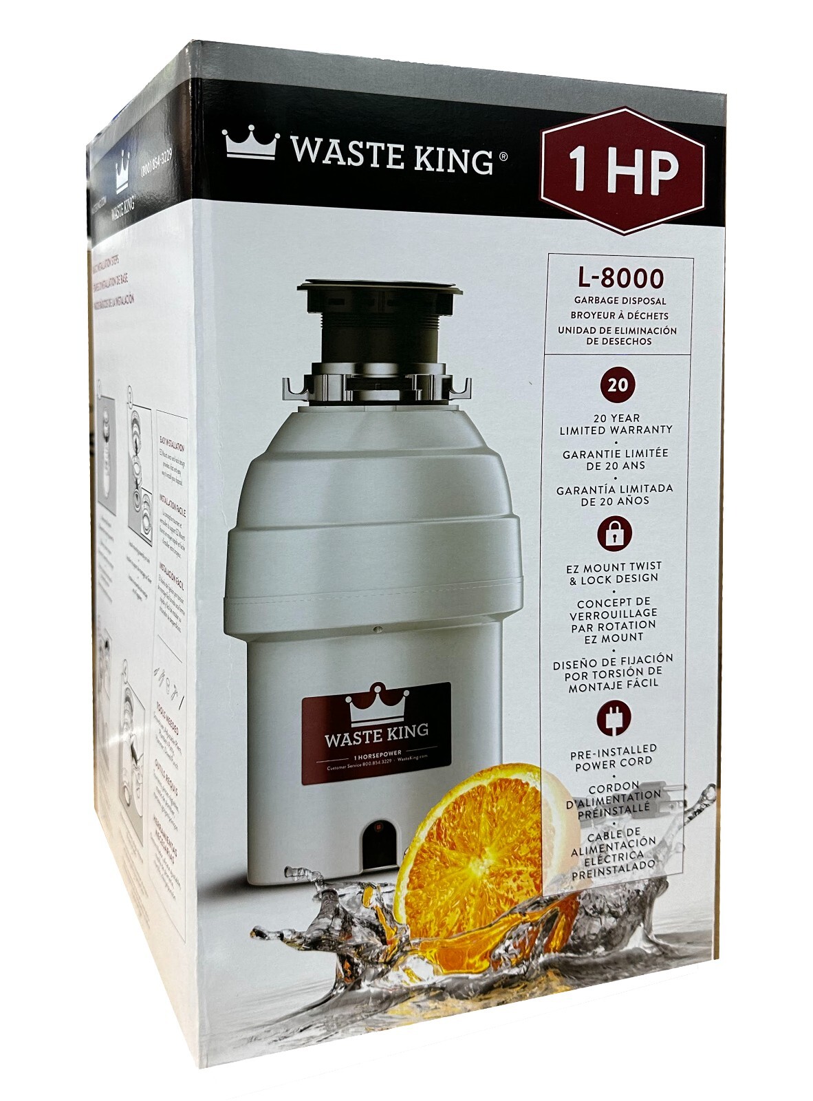Waste king m 2000 3 подключение Купить garbage disposal waste king disposer 1 2hp (Утилизация Мусора) заказать с