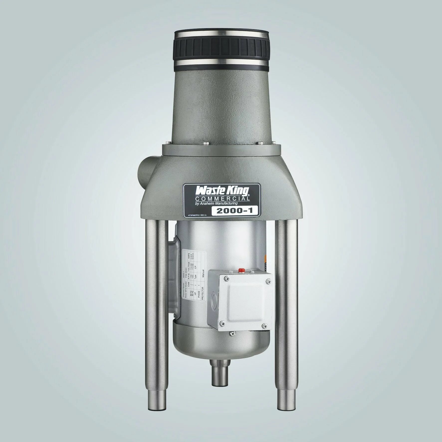 Waste king m 2000 3 подключение Измельчитель пищевых отходов промышленный WASTE KING M-2000-1 (220В) - купить в 