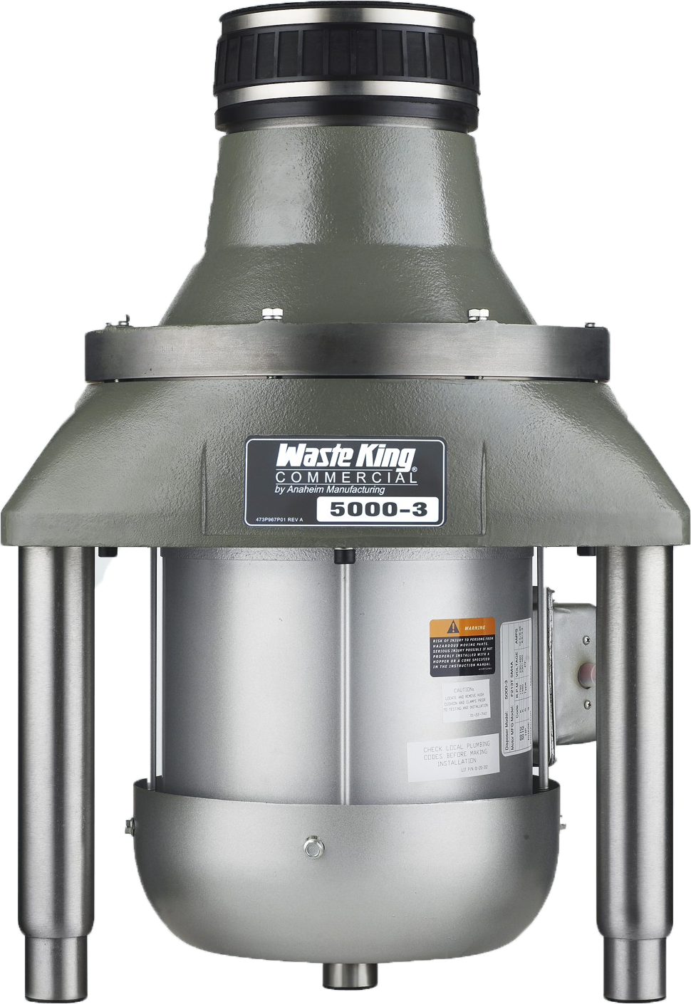 Waste king m 2000 3 подключение Измельчитель пищевых отходов промышленный WASTE KING M-5000 - купить в интернет-