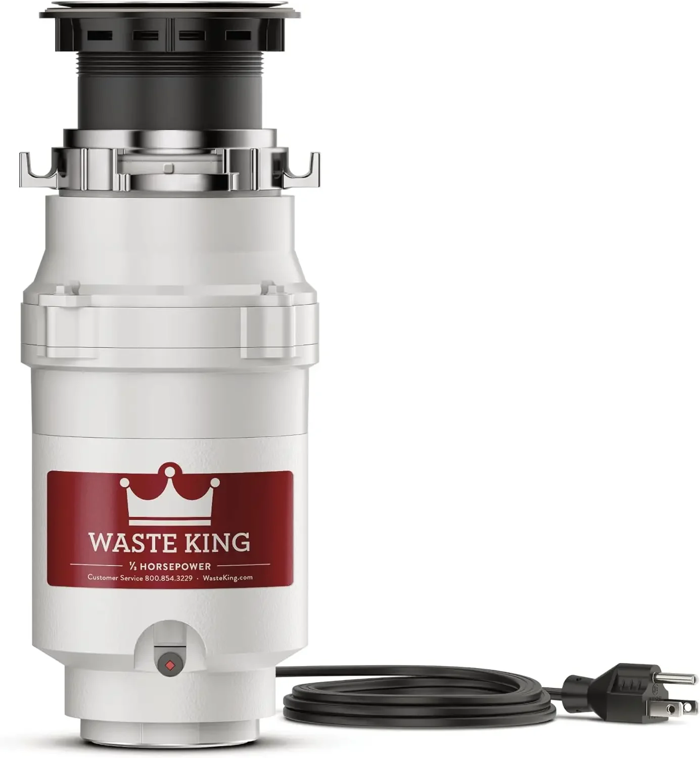 Waste king m 2000 3 подключение Отходов King 1/3 HP, измельчитель мусора с шнуром питания, компактный измельчите