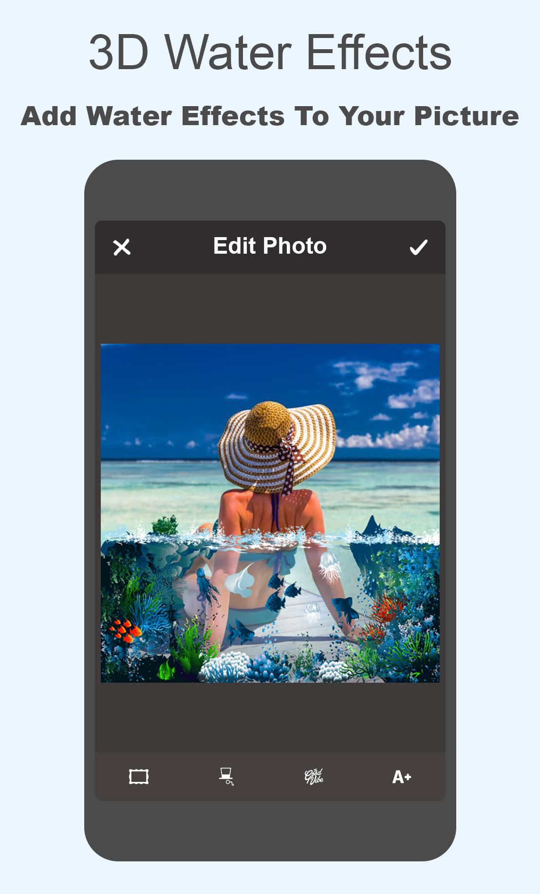 Watereffect net генератор эффекта воды на фото APK 3D Water Effects - Water Frames untuk Muat Turun Android
