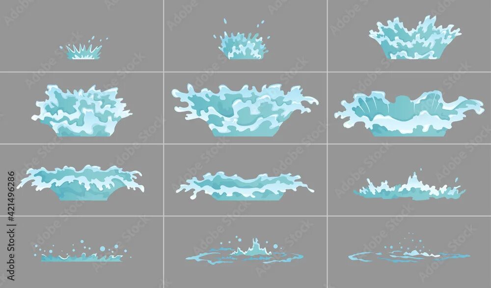 Watereffect net генератор эффекта воды на фото Dripping water special effect fx animation frames sprite sheet. Clear water drop