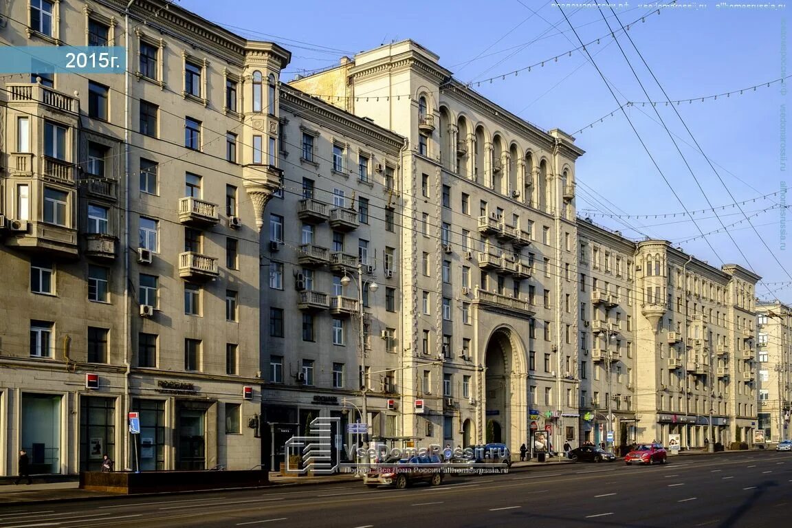 Wayoff тверская ул 19 москва фото Moscow city, Tverskaya st house 15. Apartment house