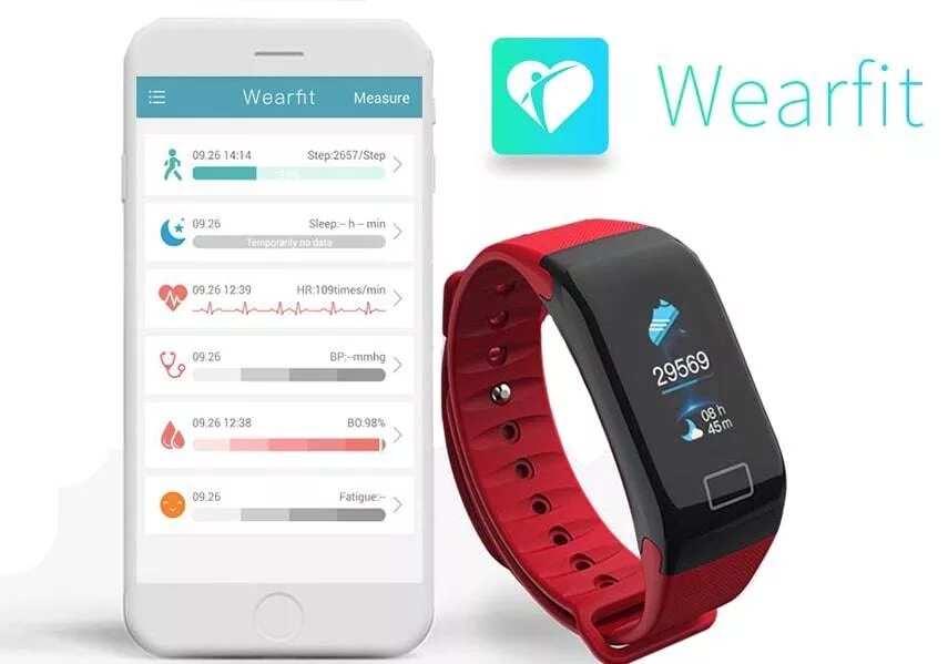 Wearfit как подключить к телефону андроид Фитнес браслет WearFit F1 Plus купить со скидкой в Москве