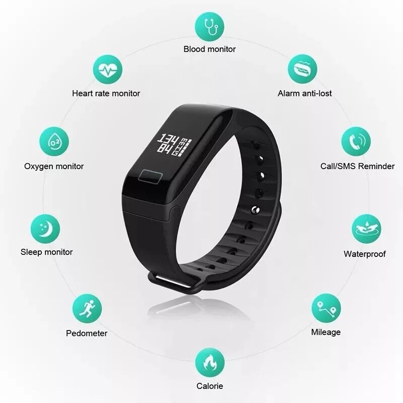Wearfit pro как подключить часы к айфону Smart Watch Sports Fitness Activity Heart Rate Tracker Blood Pressure Wristband 