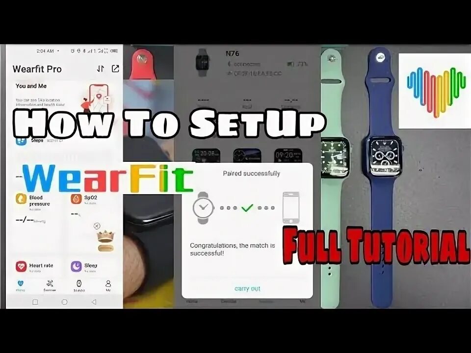 Wearfit pro как подключить часы к айфону How To SetUp WearFit Pro App SmartWatch Full Tutorial Of WearFit Pro Connect To 