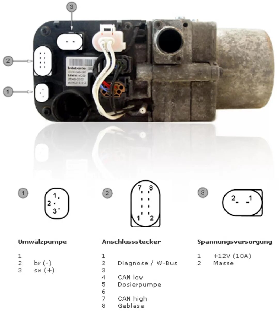 Webasto thermo top evo схема подключения проводов Прогрев салона с Webasto, нужен совет - Volkswagen Touran (1G), 2 л, 2007 года н