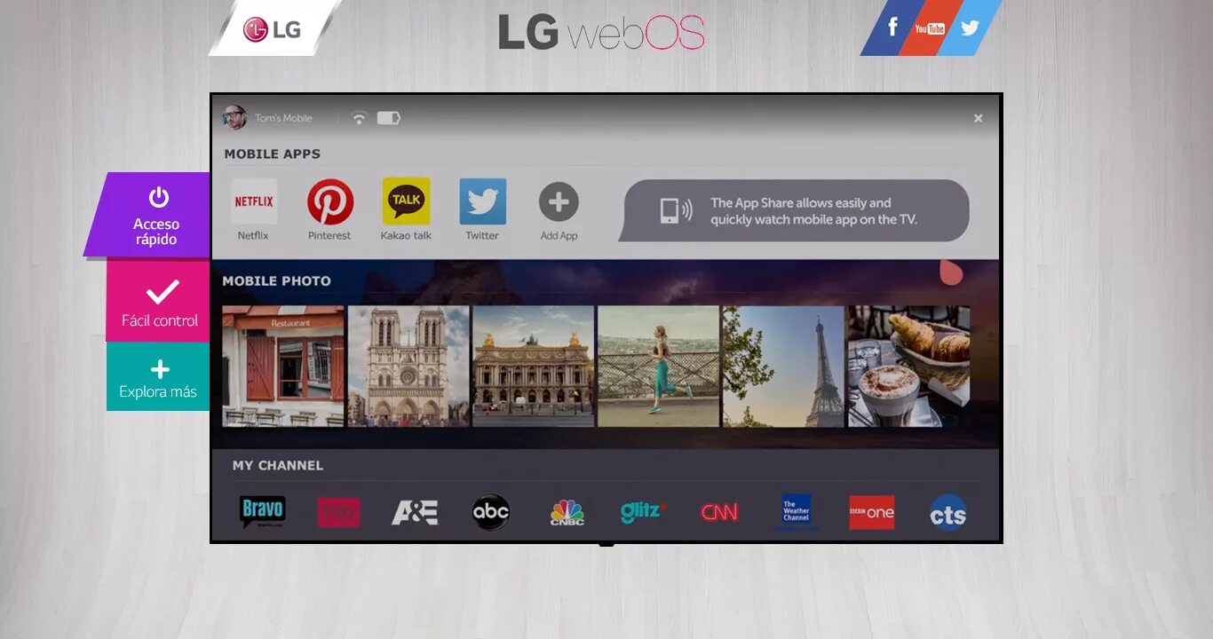 Webos dev manager подключение к телевизору LG Web OS / Propuesta Mini-site :: Behance