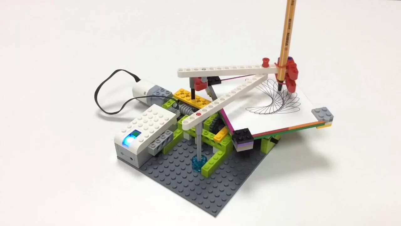 Wedo light инструкция по сборке Espirógrafo con WeDo. - YouTube