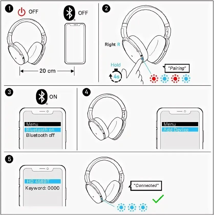 Wellfort наушники беспроводные магнит как подключить Сопряжение наушников с Bluetooth-устройством