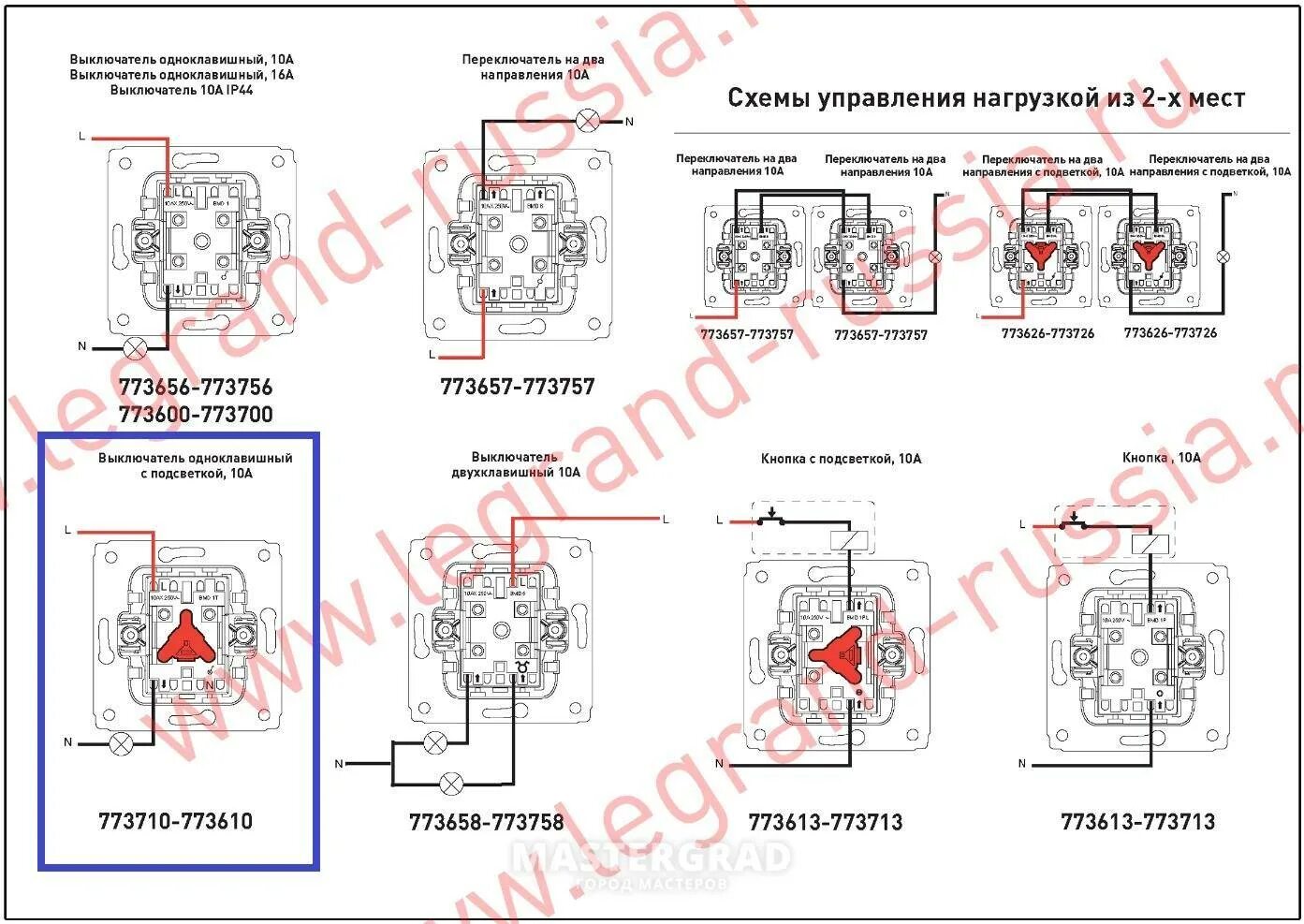 Werkel выключатель двухклавишный подключение Выключатели werkel подключение