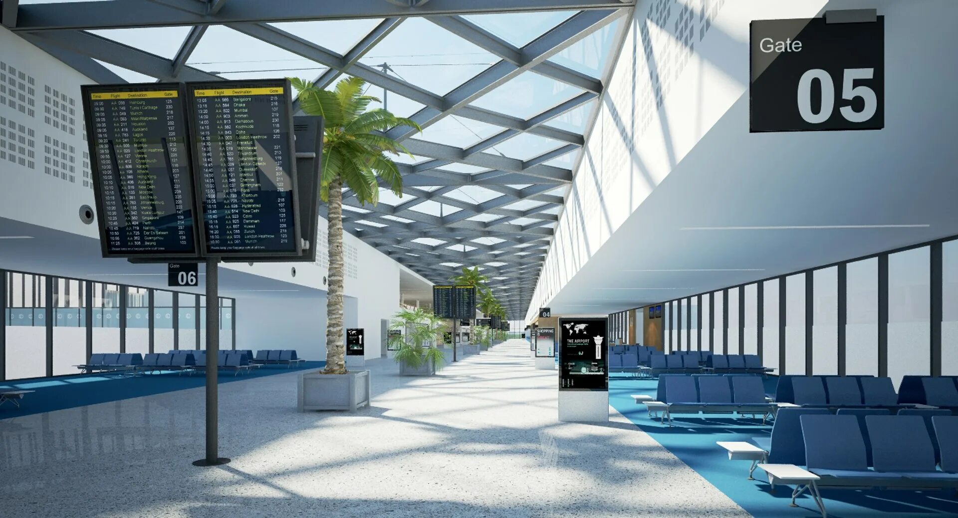 West ул аэропорт 3 фото 3d Interior Airport