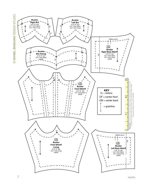 Whitewater выкройки одежды корсет для ФР Barbie doll clothing patterns, Sewing barbie clothes, Barbie sewin