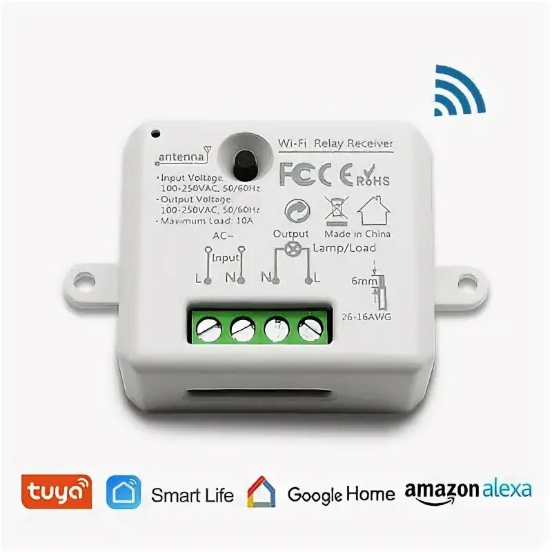 Wi fi реле tuya 16а подключение Tiny Size WiFi Socket Switch Module , DIY make your lights and Socket Smart eBay