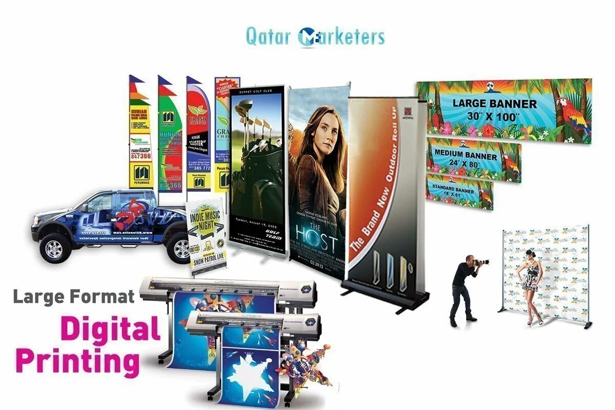 Wide format inject media фото бумага Wide Format Printing - Qatar Marketers