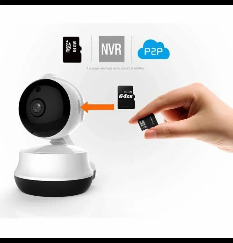 Wifi smart camera подключение к телефону Видео няня - купить в Краснодаре, цена 2 000 руб., продано 7 января 2018 - Видео