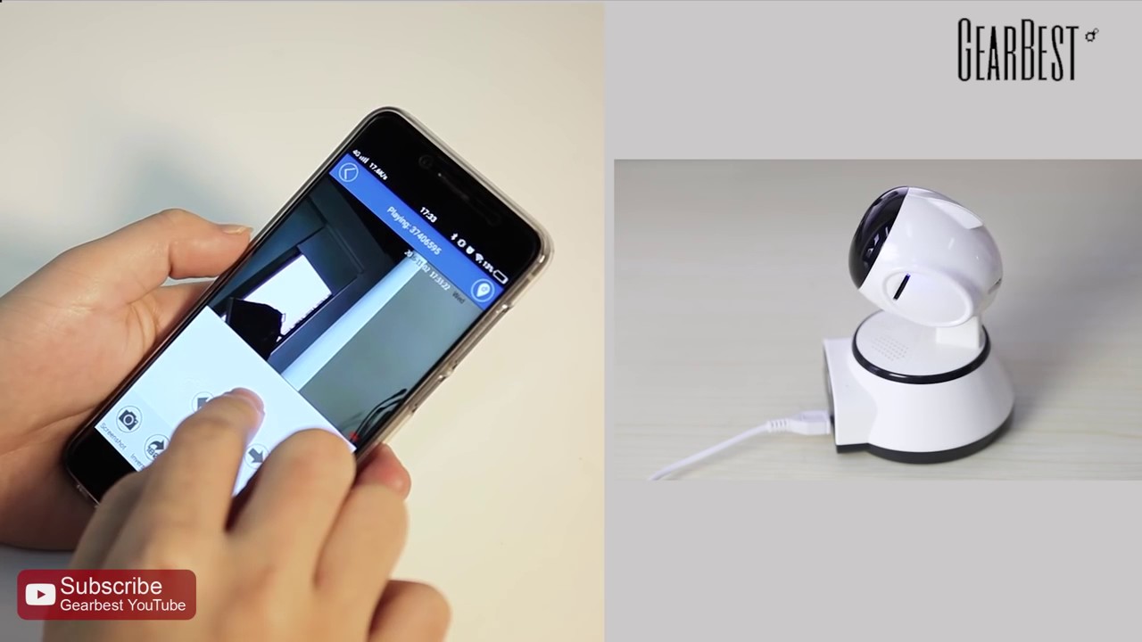 Wifi smart camera подключение к телефону Mini WiFi 720P Smart IP Camera - Gearbest.ae - YouTube