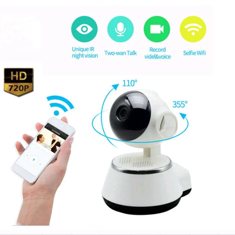 Wifi smart camera подключение к телефону Home Security IP Camera Wireless Smart WiFi Camera 720P Wireless Audio Record Su