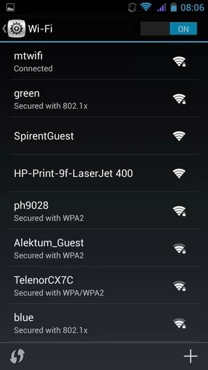 Wifi телефон подключение Connect to Wi-Fi - Alcatel One Touch Snap - Android 4.2 - Device Guides