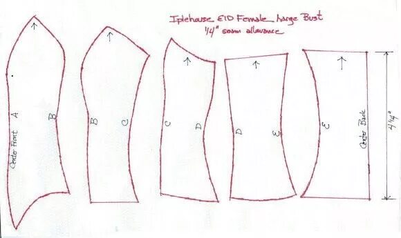 Wiki выкройки купить Pin on BJD: Clothing Patterns & Tutorials Corset sewing pattern, Easy bustier pa
