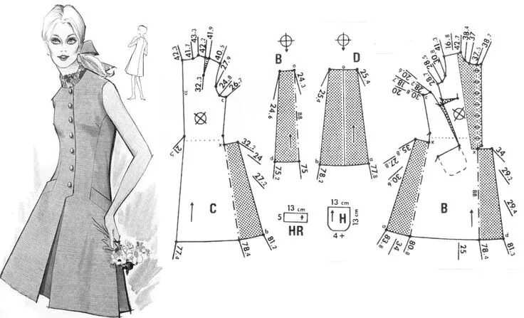 Wikisew выкройки бесплатные выкройки vintage dress Vintage dress sewing patterns, Vintage vogue sewing patterns, Vint