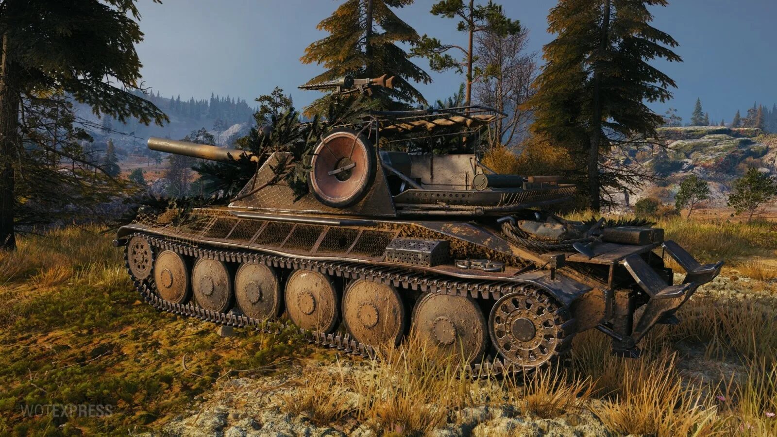 Wilk мир танков фото 3D-стиль "Фретхен" для танка Rhm.-Borsig Waffenträger в World of Tanks WOT Expre
