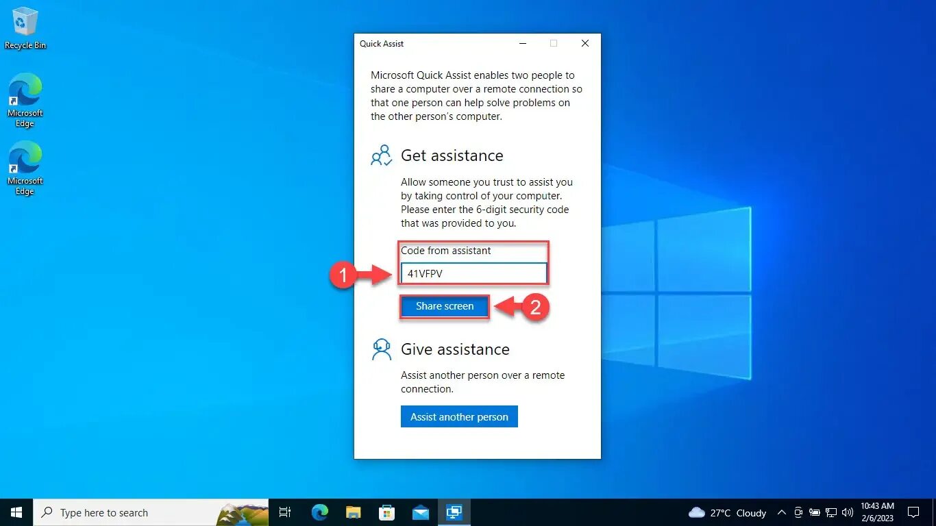 Win 10 удаленное подключение How To Use Microsoft Quick Assist In Windows 10/11 For Remote Desktop Connection