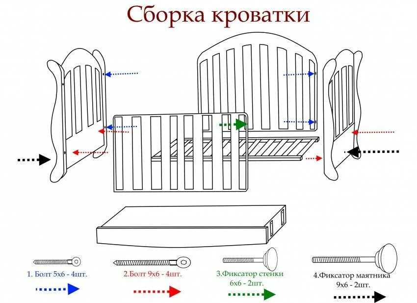 Wind tree кроватка инструкция по сборке Сборка детской кровати архимед - фото