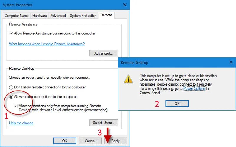 Windows 10 home удаленное подключение How to Turn on/off Remote Desktop in Windows 10