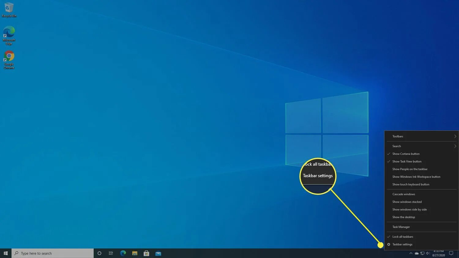 Windows 10 код подключения How to Hide the Taskbar in Windows 10