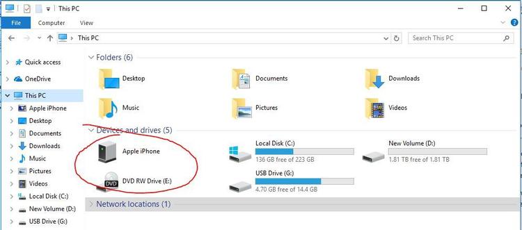 Windows 10 подключение iphone How to import photos from iPhone to Windows 10 - Tech Advisor