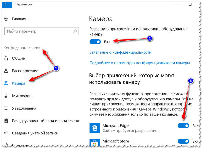 Windows 10 подключение камеры Как включить веб-камеру на ноутбуке: почему она не работает и ничего не показыва