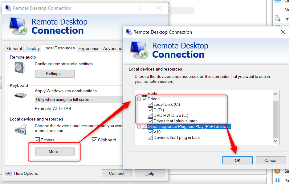 Windows 10 подключение по rdp пользователю service - Hyper-V cannot connect to local server (Windows 10 host) - Stack Overf
