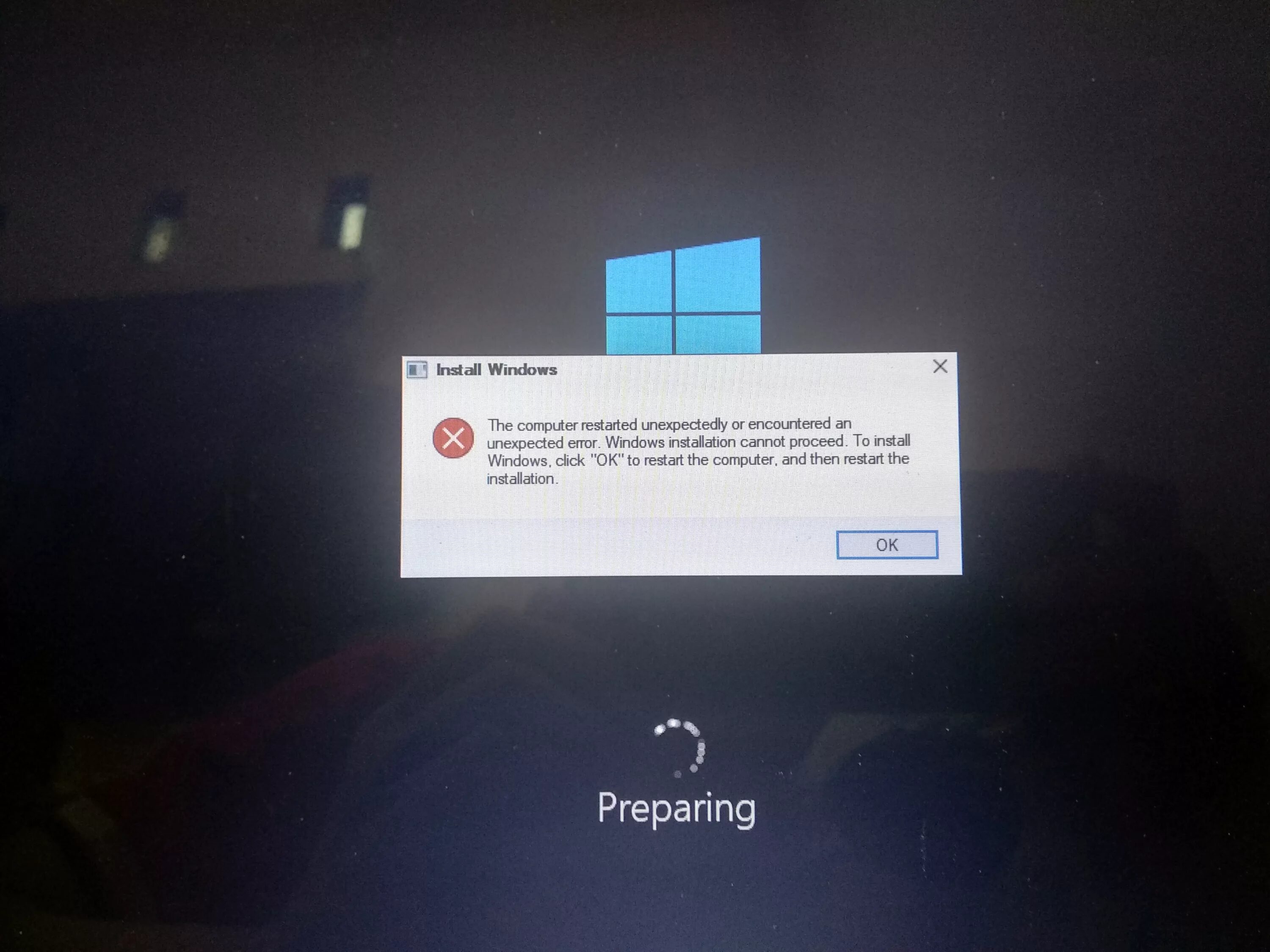 Windows 10 проблема с подключением Installing Windows 10 problem. - Microsoft Community