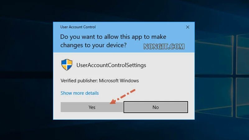 Windows 10 разрешить подключение устройства ว ธ ป ด User Account Control (UAC) ใ น Windows 10 - NONGIT.COM