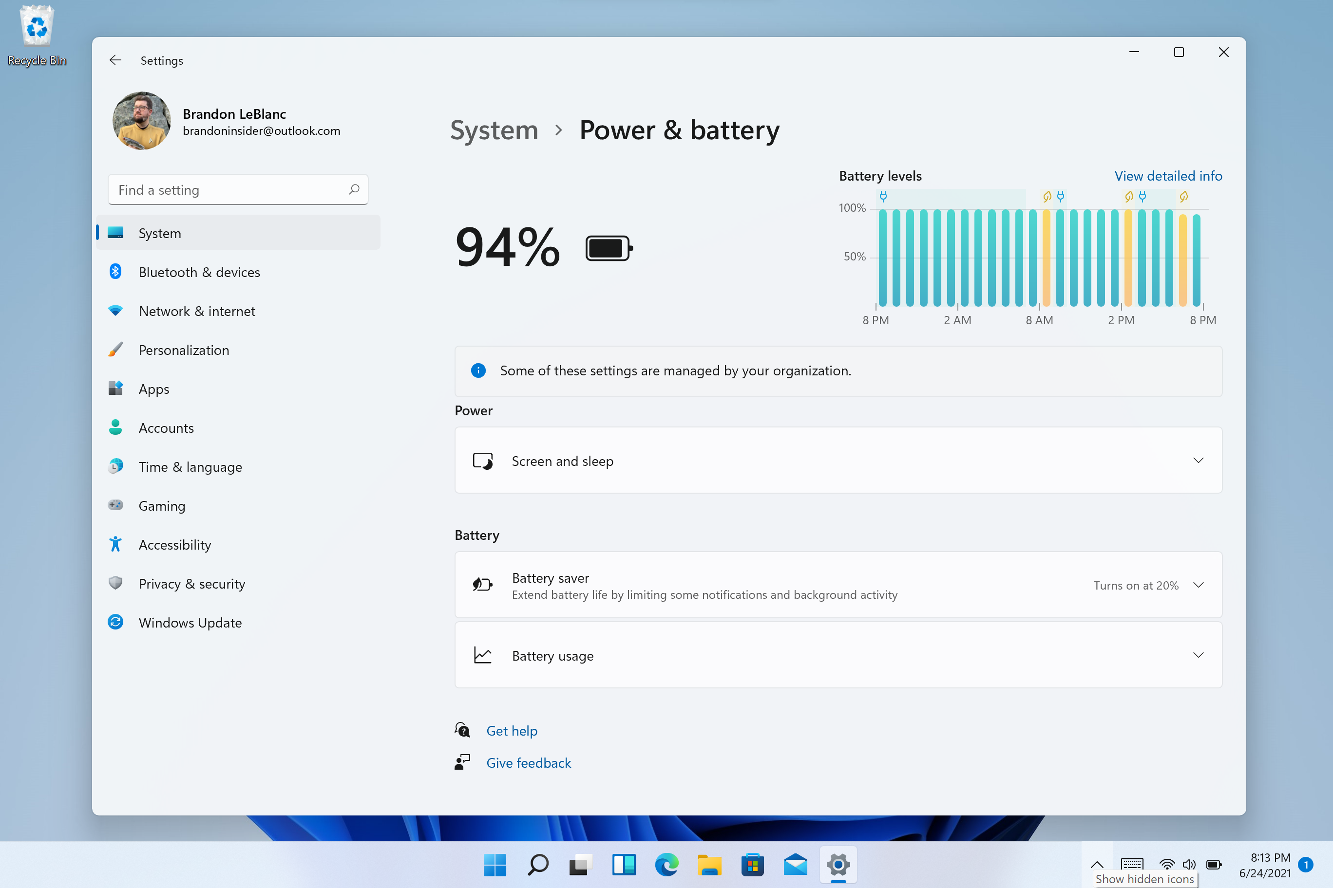 Windows 11 pro настройки системы фото Announcing the first Insider Preview for Windows 11 Windows Insider Blog