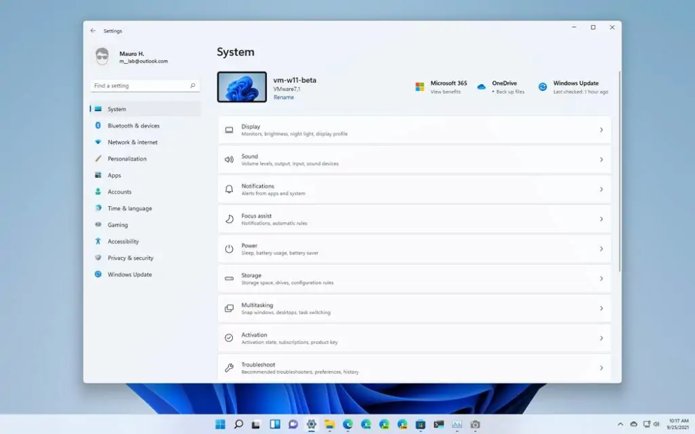 Windows 11 pro настройки системы фото Настройки Windows 11 Windows