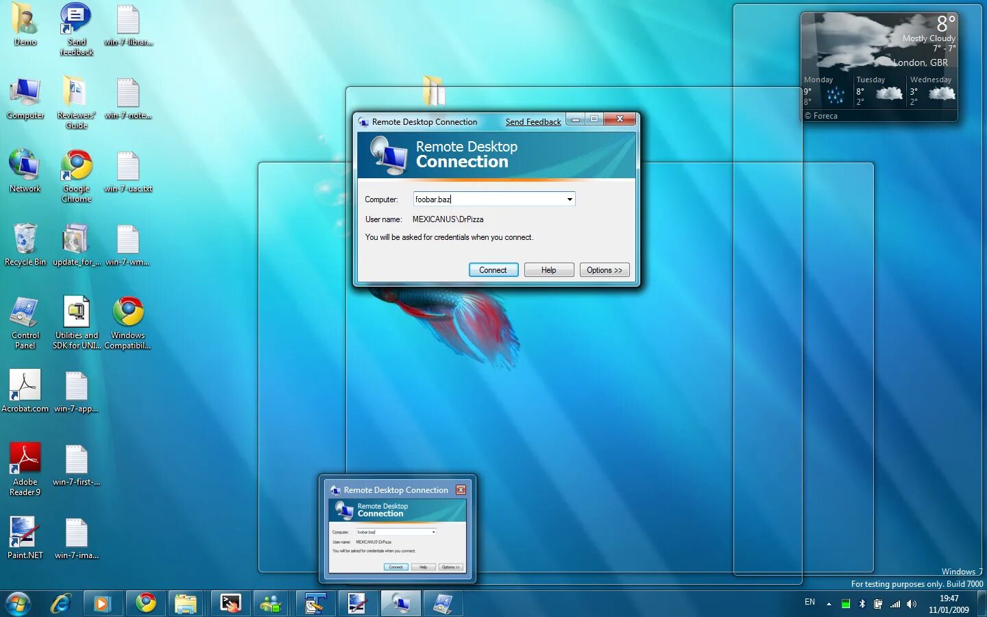 Windows 7 оснастка Aero 7 Boat