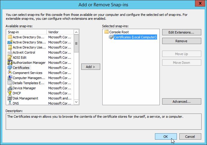 Windows оснастка сертификаты Установка SSL сертификата на все компьютеры домена с помощью групповых политик W