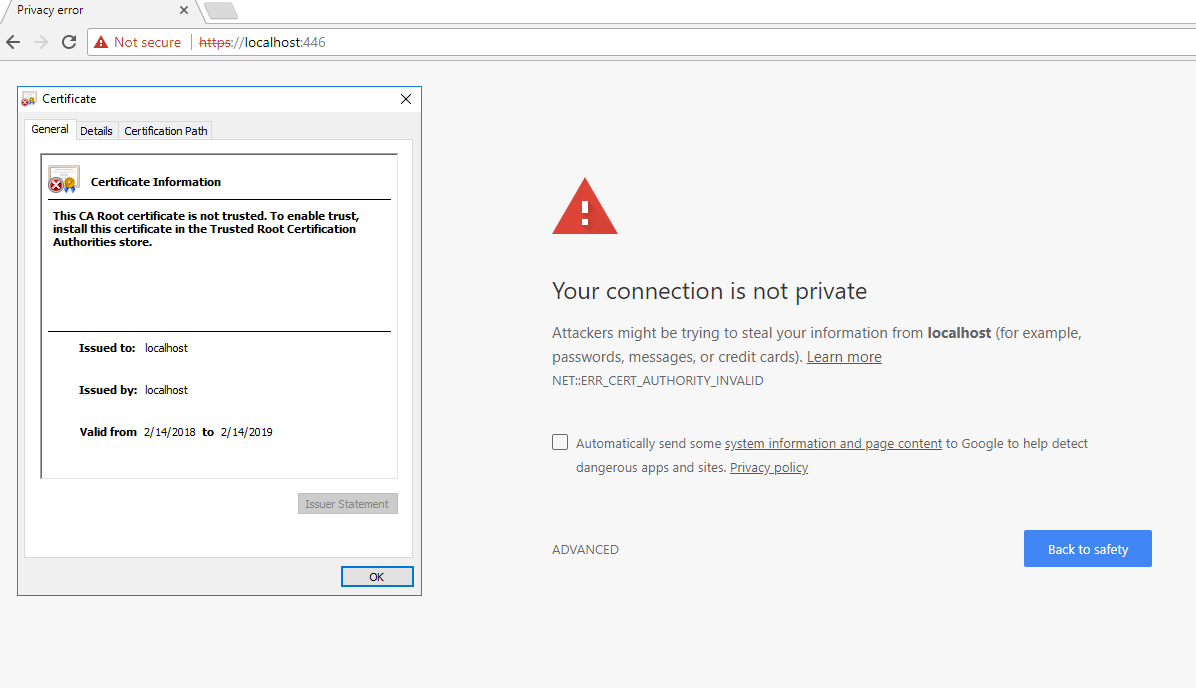 Windows оснастка сертификаты https - Enabling SSL on localhost IIS - Stack Overflow